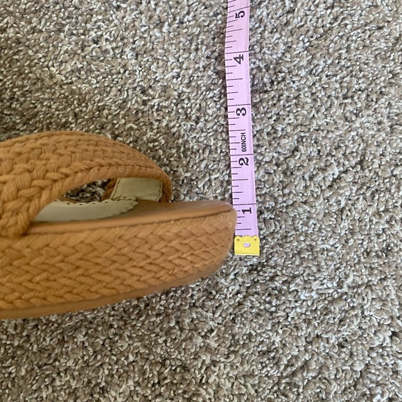 C. Wonder Platform Wedge Sandal with cork heel size 7 - Picture 7 of 8